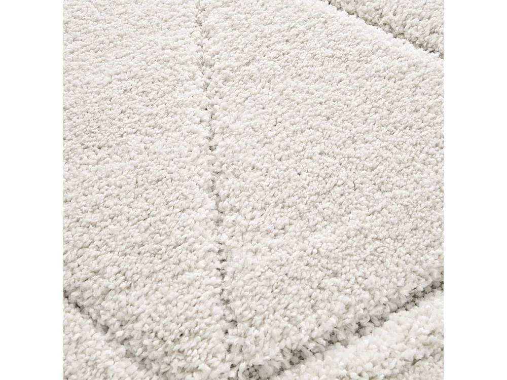 Yasmine - Tapis d’inspiration berbère -  Écru - 120x170cm