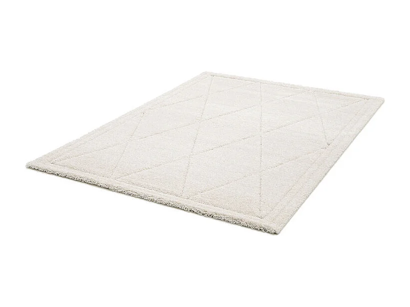 Yasmine - Tapis d’inspiration berbère -  Écru - 120x170cm