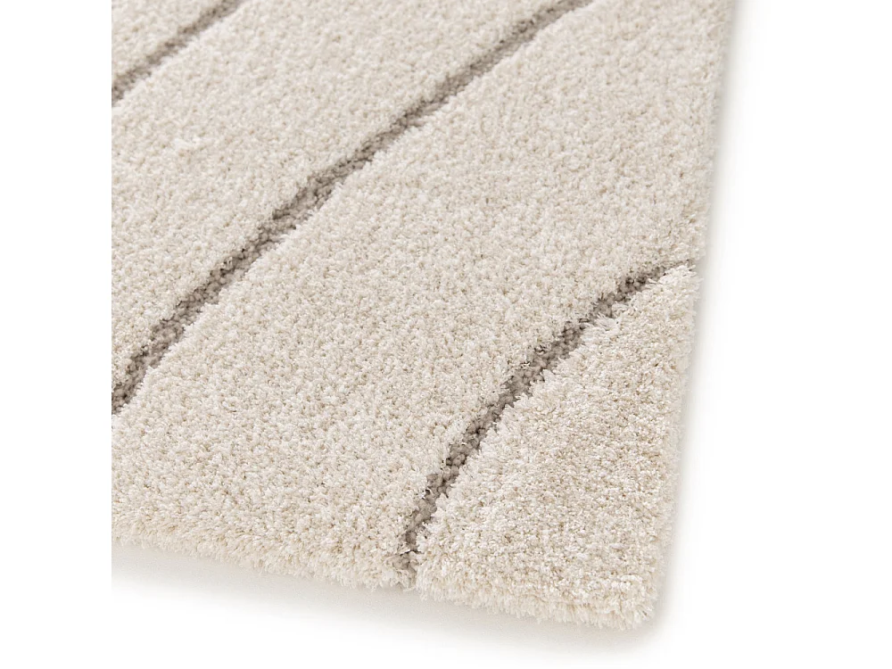 Elsa - Tapis contemporain à motif organique -  Écru - 120x170cm