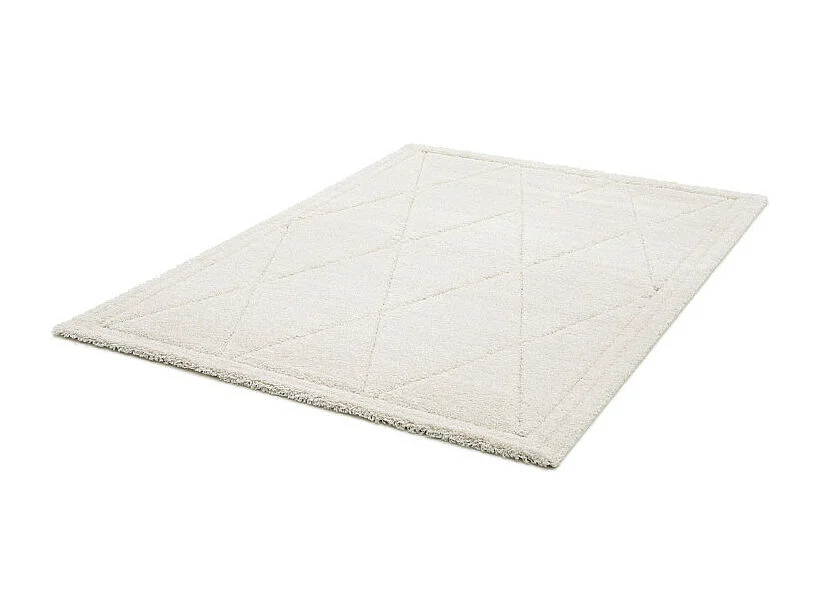 Yasmine - Tapis d’inspiration berbère -  Écru - 160x230cm