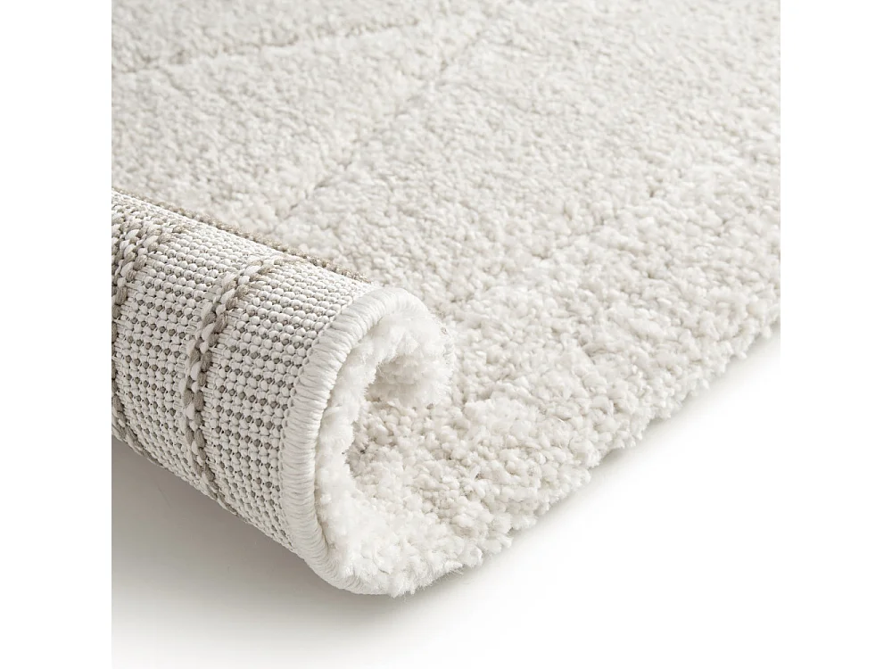 Yasmine - Tapis d’inspiration berbère -  Écru - 160x230cm