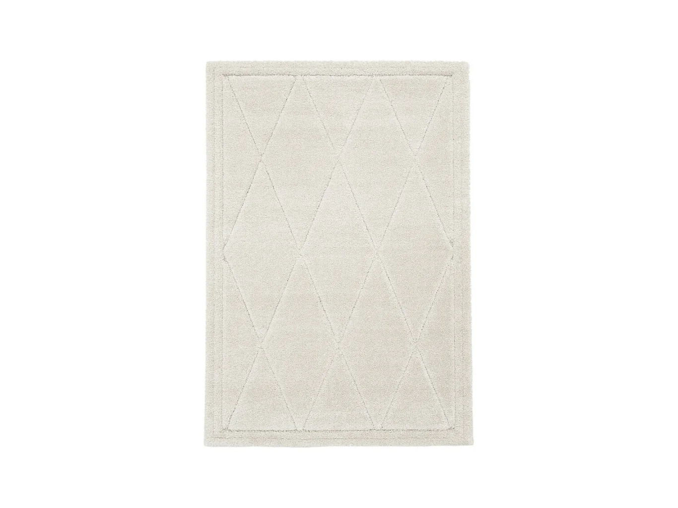 Yasmine - Tapis d’inspiration berbère -  Écru - 160x230cm