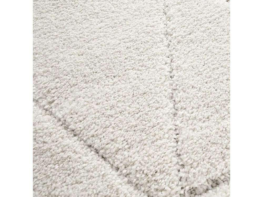 Yasmine - Tapis d’inspiration berbère -  Écru - 160x230cm