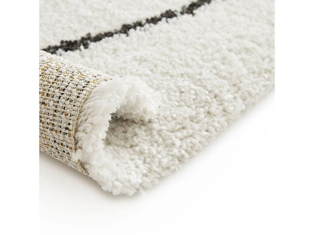 Mona - Tapis contemporain à motif organique -  Beige - 120x170cm