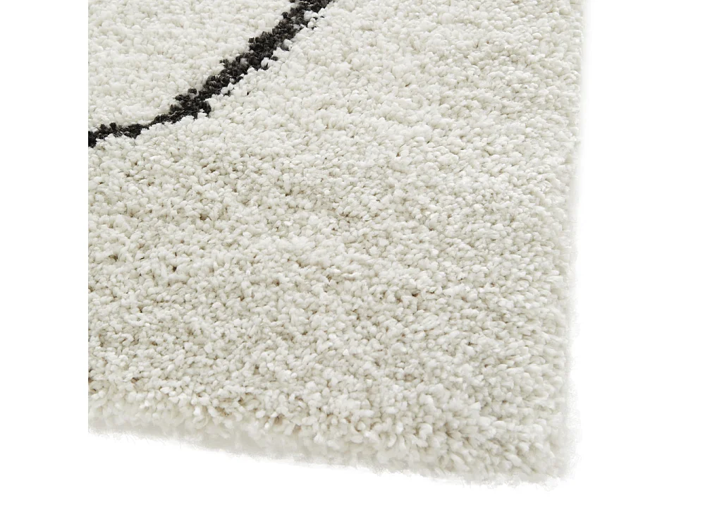 Mona - Tapis contemporain à motif organique -  Beige - 120x170cm