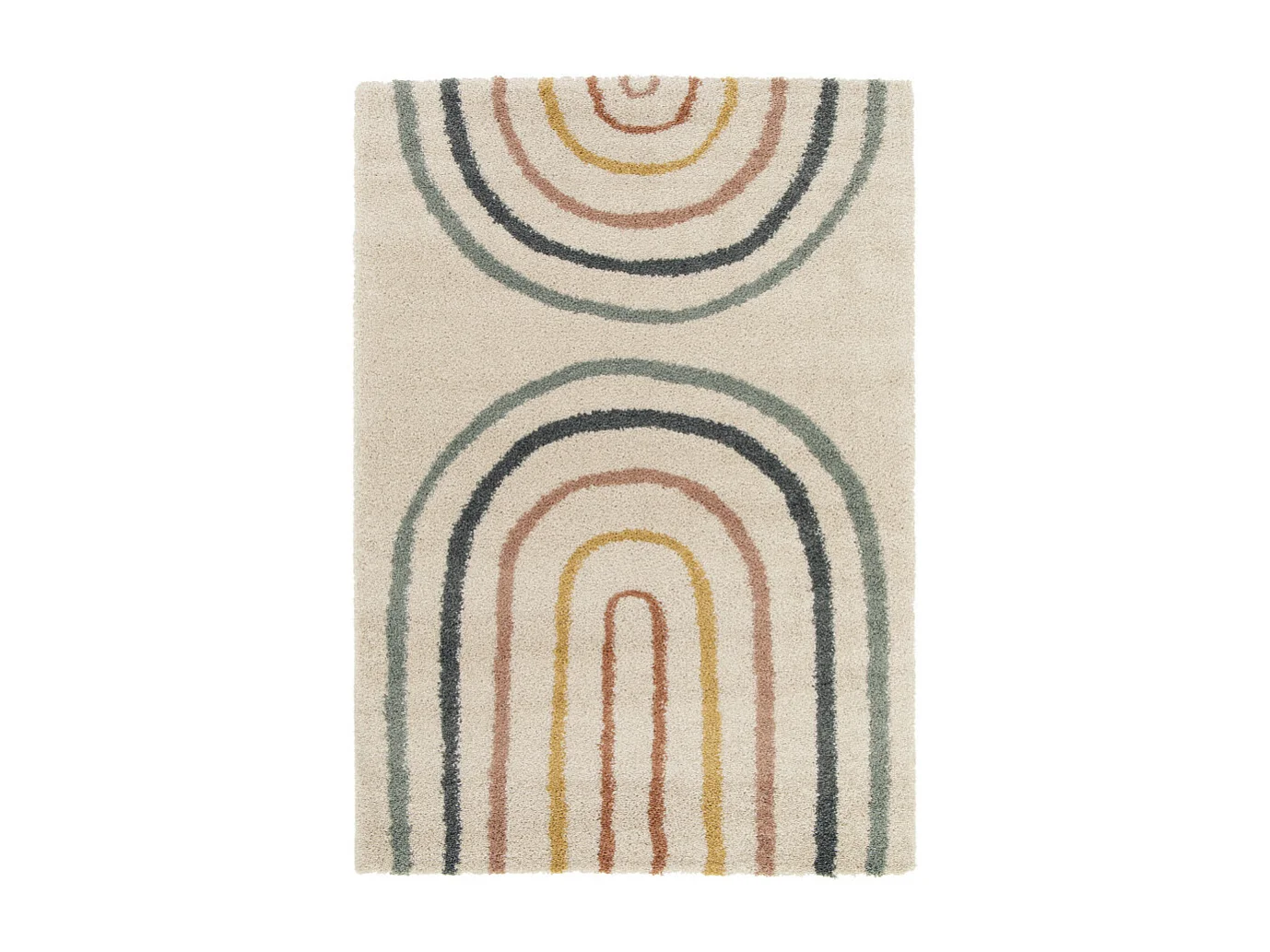 Victoria II - Tapis contemporain à motif géométrique -  Multicolore - 160x230cm