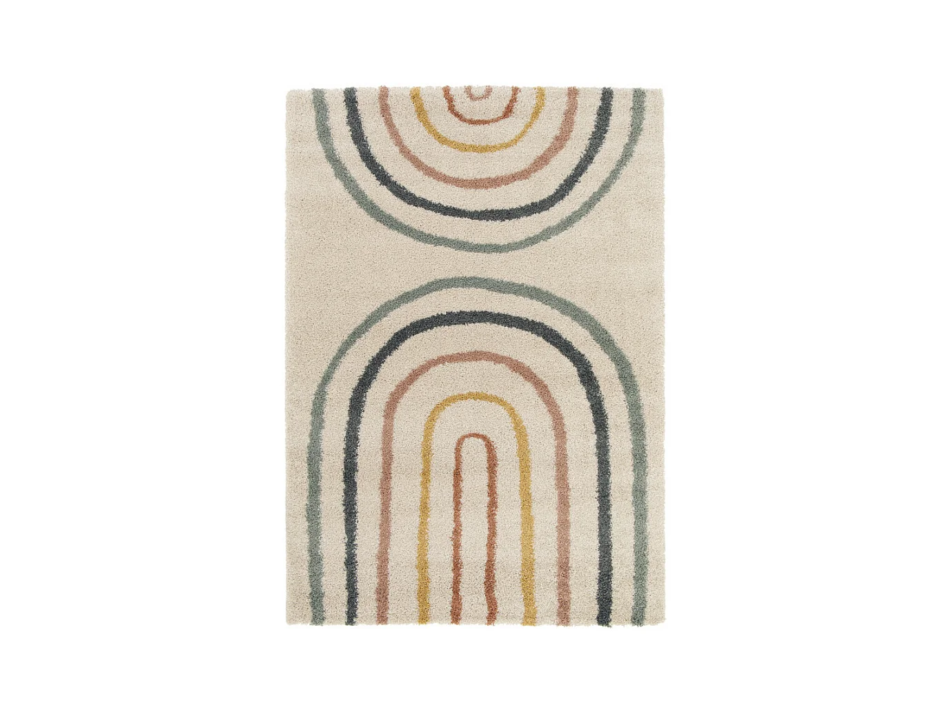 Victoria II - Tapis contemporain à motif géométrique -  Multicolore - 160x230cm