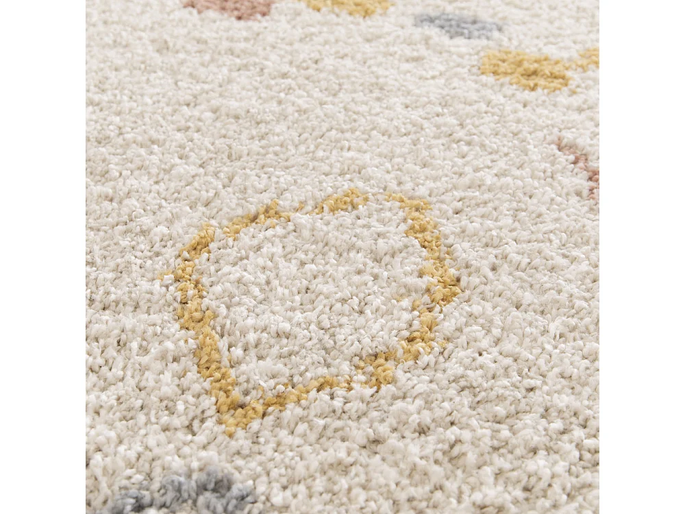 Grabie - Tapis d’inspiration berbère -  Écru - 160x230cm