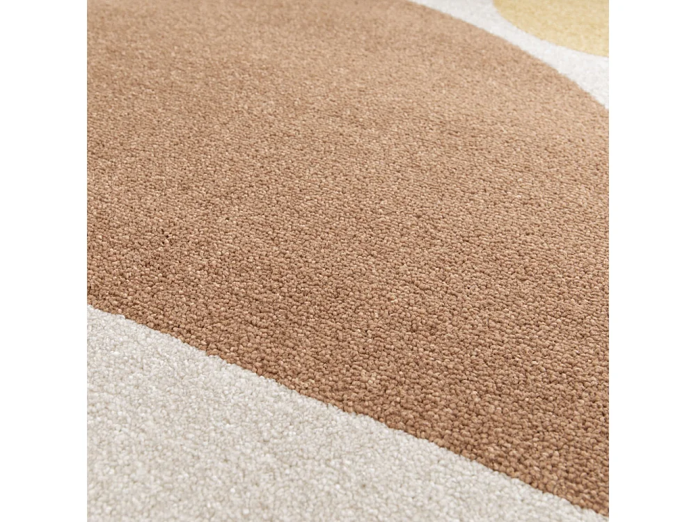 Léo - Tapis contemporain à motif géométrique -  Multicolore - 120x170cm