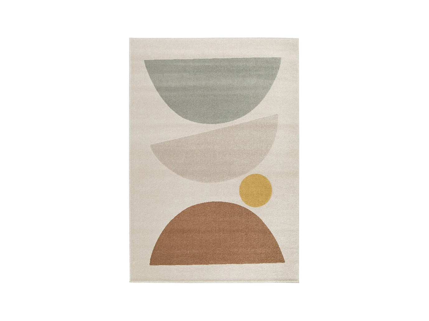 Léo - Tapis contemporain à motif géométrique -  Multicolore - 160x230cm