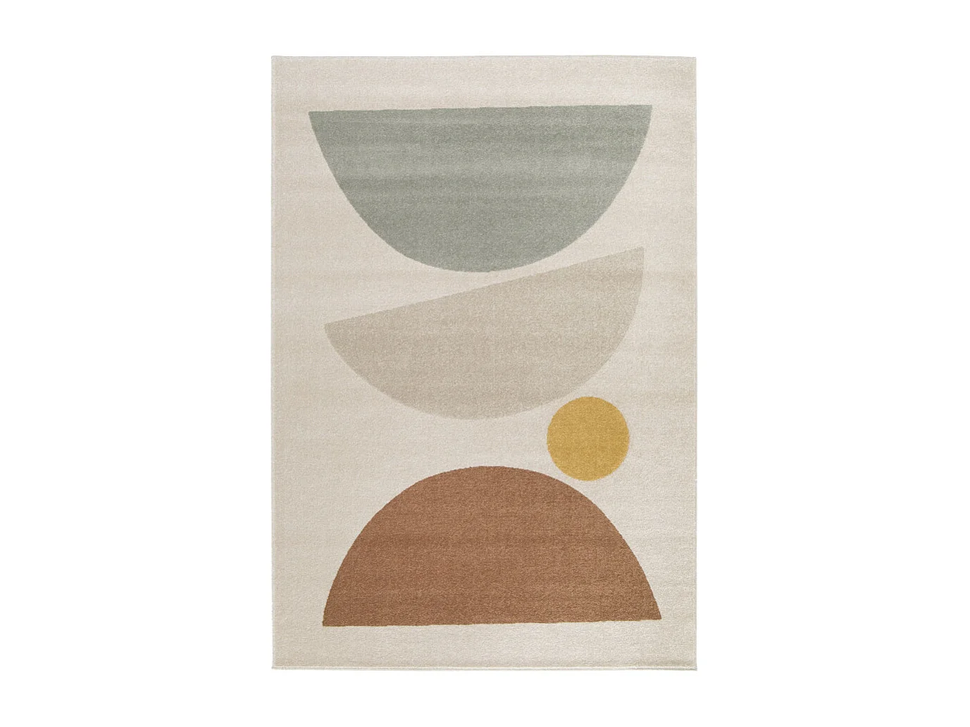 Léo - Tapis contemporain à motif géométrique -  Multicolore - 160x230cm