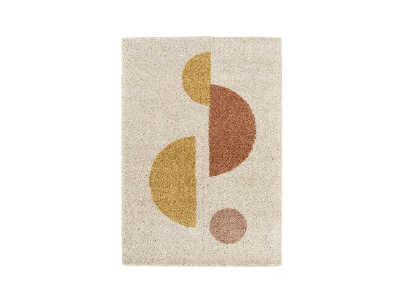 Loxton - Tapis contemporain à motif géométrique -  Écru - 80x150cm
