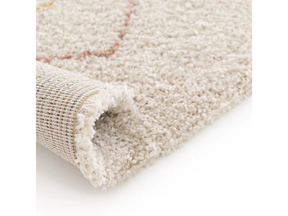 Grabie - Tapis d’inspiration berbère -  Écru - 120x170cm