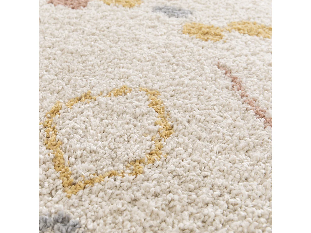 Grabie - Tapis d’inspiration berbère -  Écru - 120x170cm