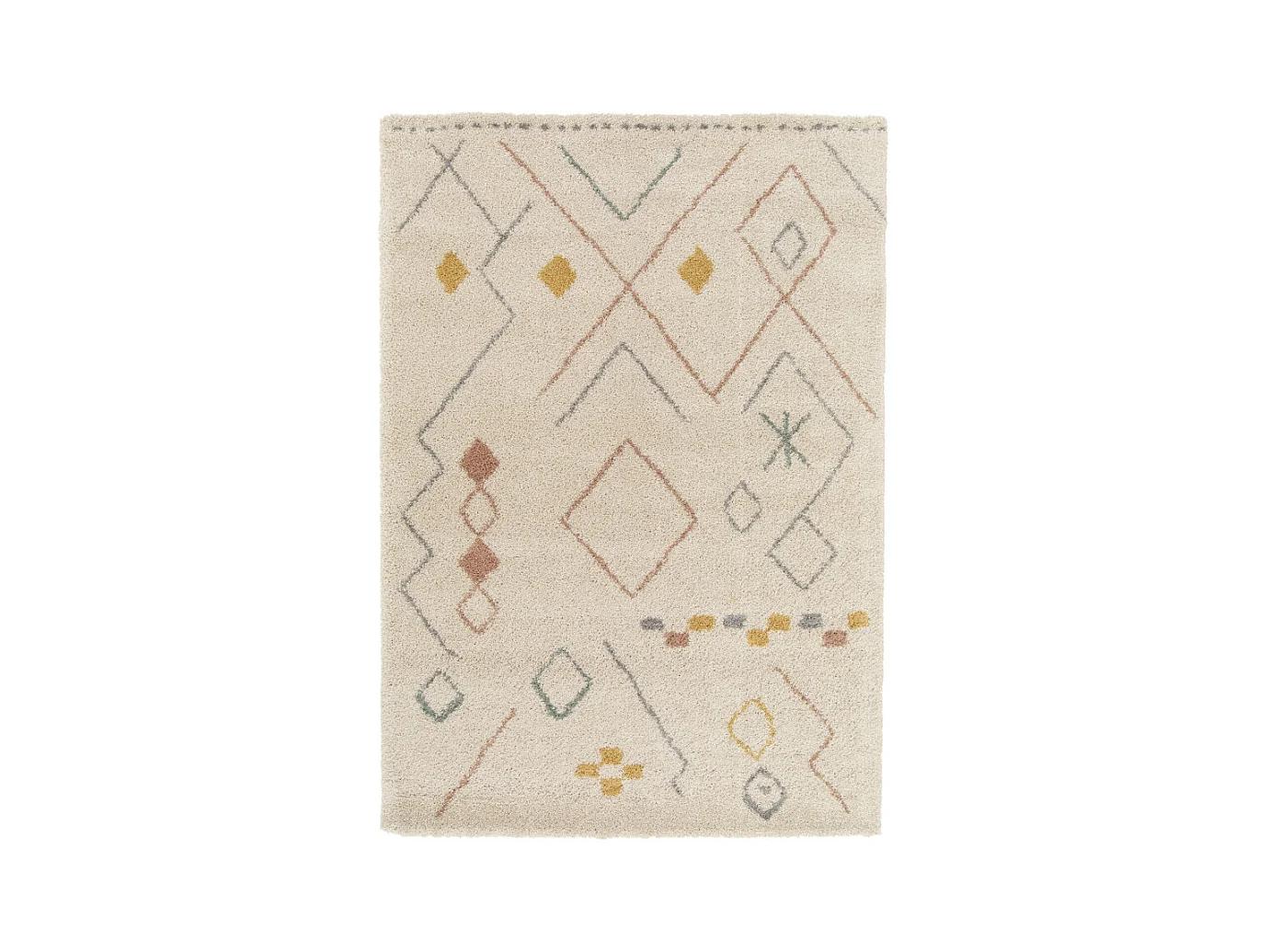 Grabie - Tapis d’inspiration berbère -  Écru - 120x170cm