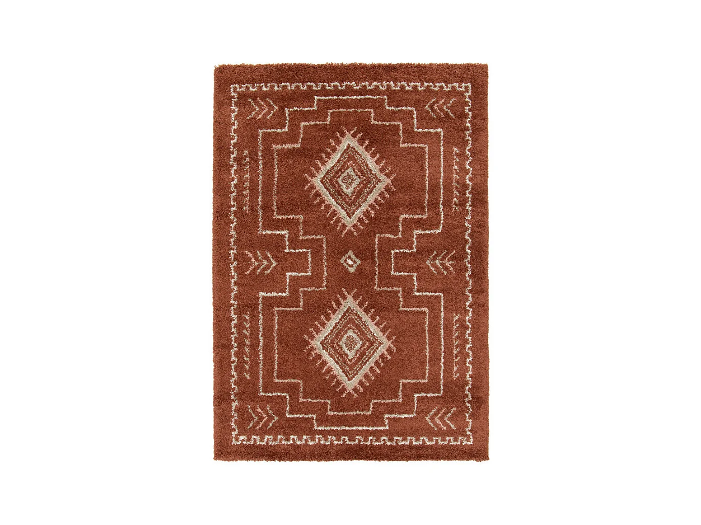Olie I - Tapis d’inspiration berbère -  Rouille - 160x230cm