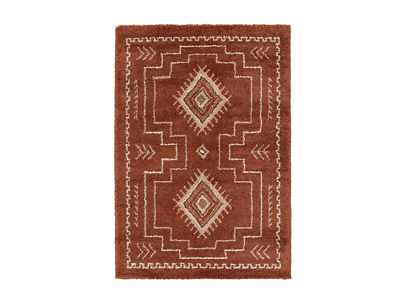 Olie I - Tapis d’inspiration berbère -  Rouille - 160x230cm