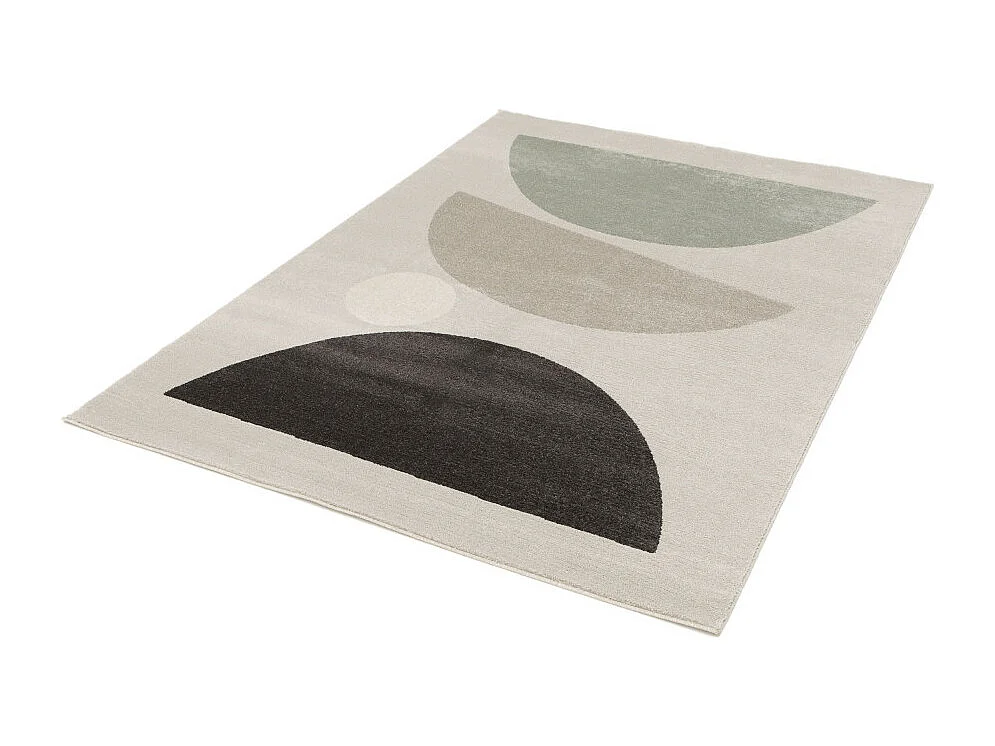 Léo II - Tapis contemporain à motif géométrique -  Multicolore - 120x170cm