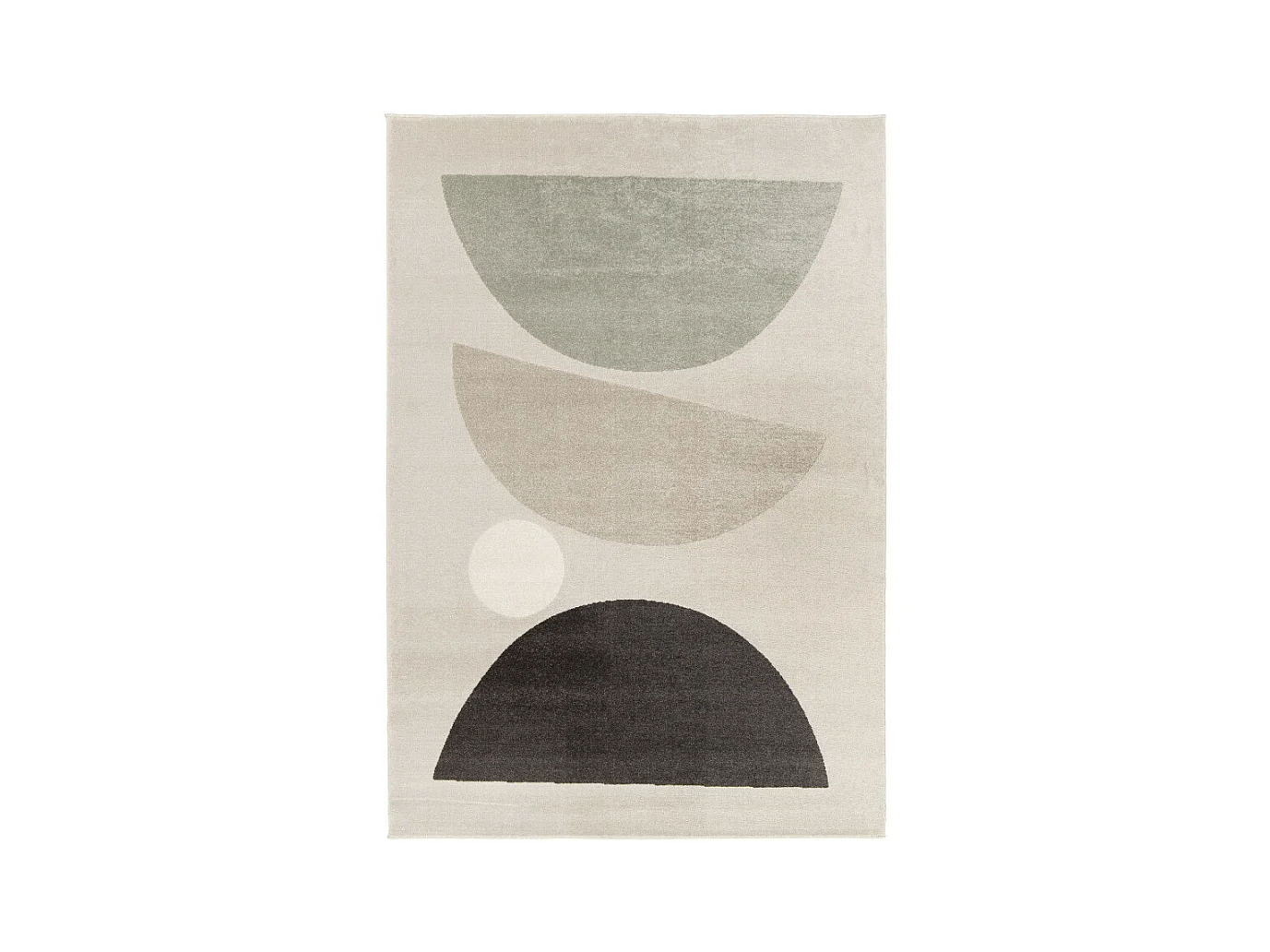 Léo II - Tapis contemporain à motif géométrique -  Multicolore - 120x170cm