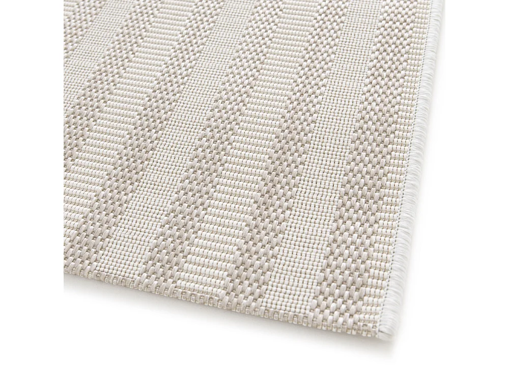 Bizana - Tapis d’extérieur à motif géométrique -  Beige - 160x230cm