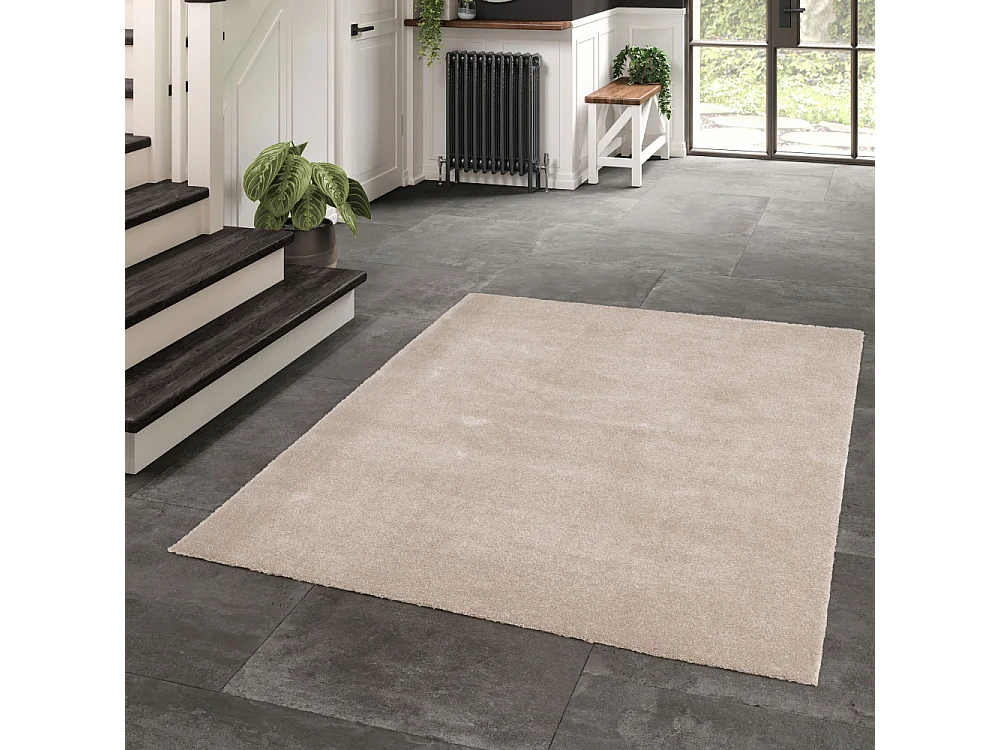 Douglas V - Tapis lavable en machine -  Beige - 140x200cm