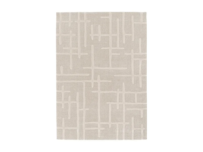 Plano - Tapis contemporain -  Beige - 160x230cm