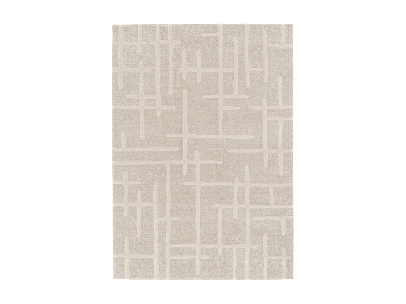 Plano - Tapis contemporain -  Beige - 160x230cm