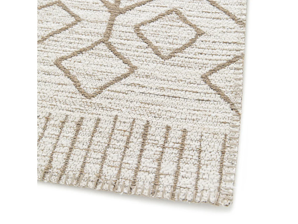 Sabie - Tapis d’inspiration berbère -  Écru - 160x230cm