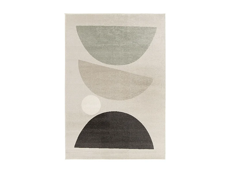 Léo II - Tapis contemporain à motif géométrique -  Multicolore - 160x230cm