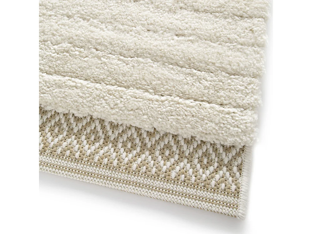 Kenza - Tapis bohème -  Écru - 160x230cm