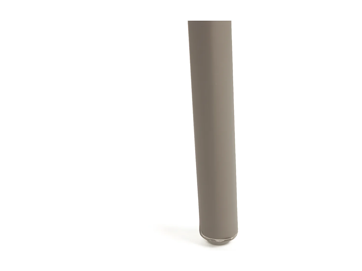 Sjoerd - Lot de 4 chaises intérieur et extérieur en plastique - Taupe