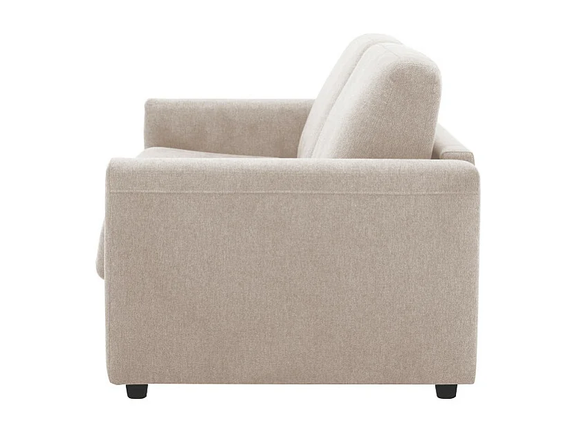 Morena - Canapé convertible express 3 places en tissu - Beige
