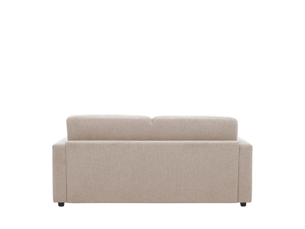 Morena - Canapé convertible express 3 places en tissu - Beige