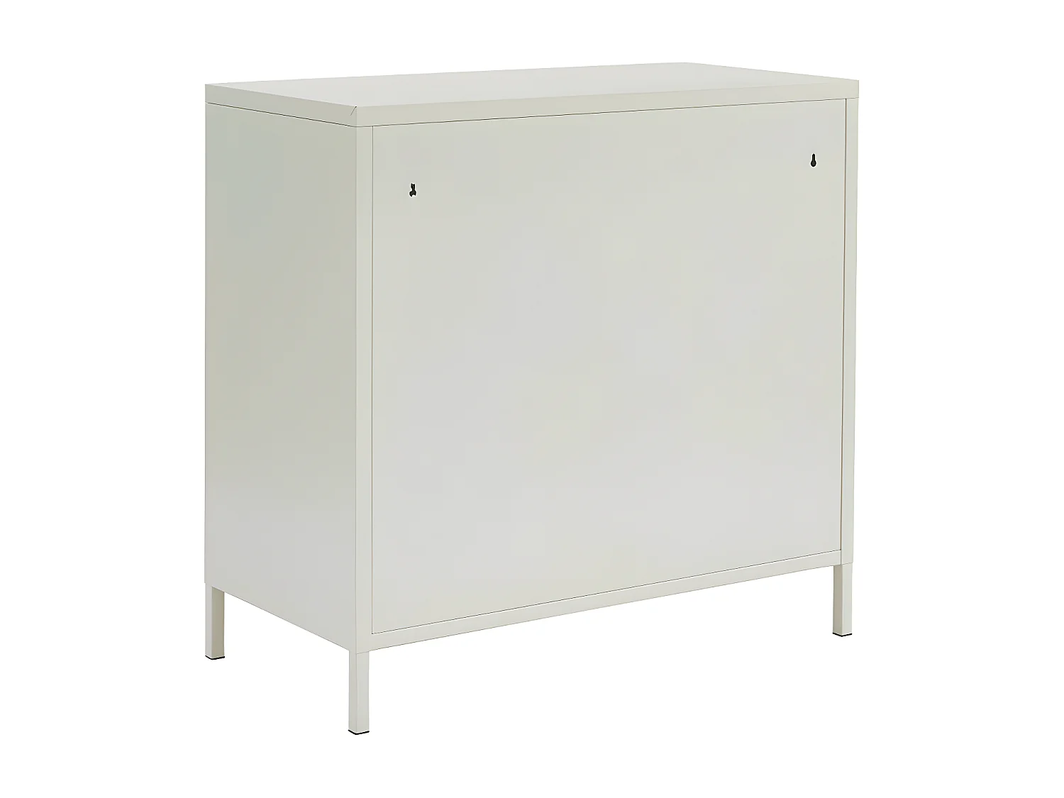 Nino - Commode 4 tiroirs en métal PANTONE L80cm - Beige