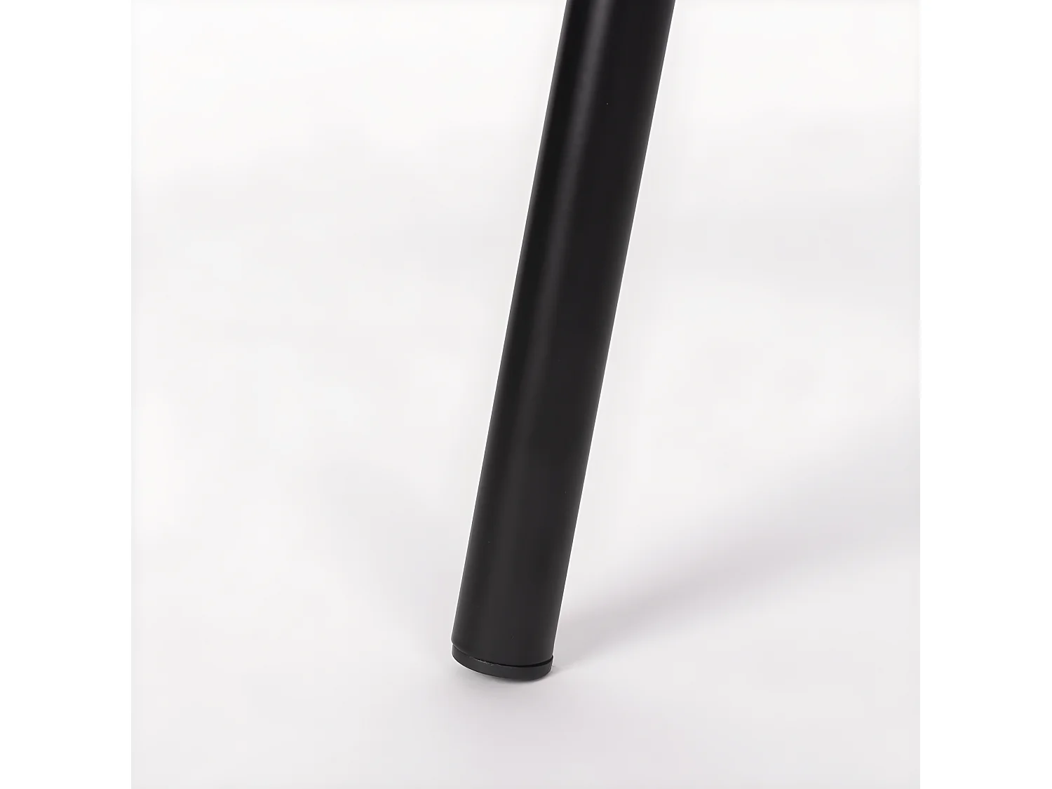 Tjarda - Lot de 2 fauteuils de table en tissu et métal - Écru