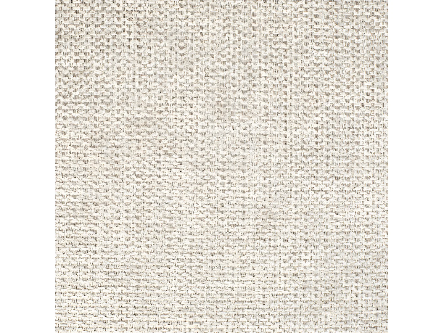 Tjarda - Lot de 2 fauteuils de table en tissu et métal - Écru