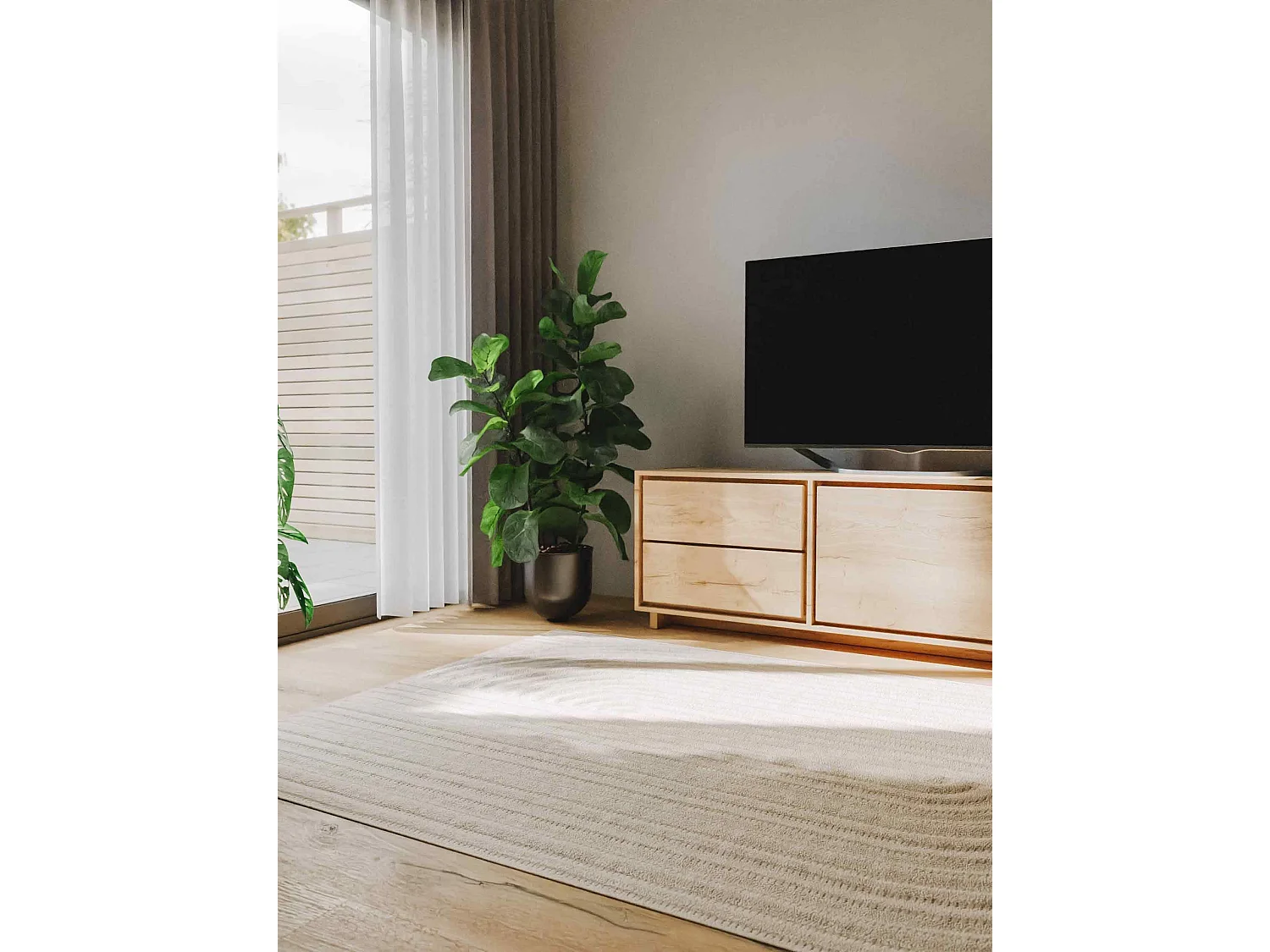 Tapis Leo Crème 160x230 cm