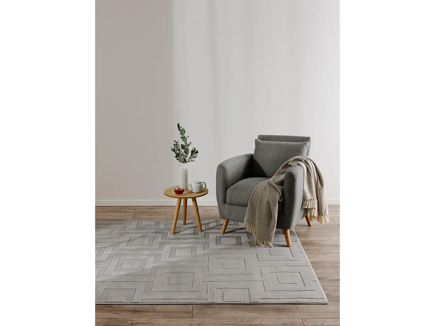 Tapis Claire Gris 200x300 cm