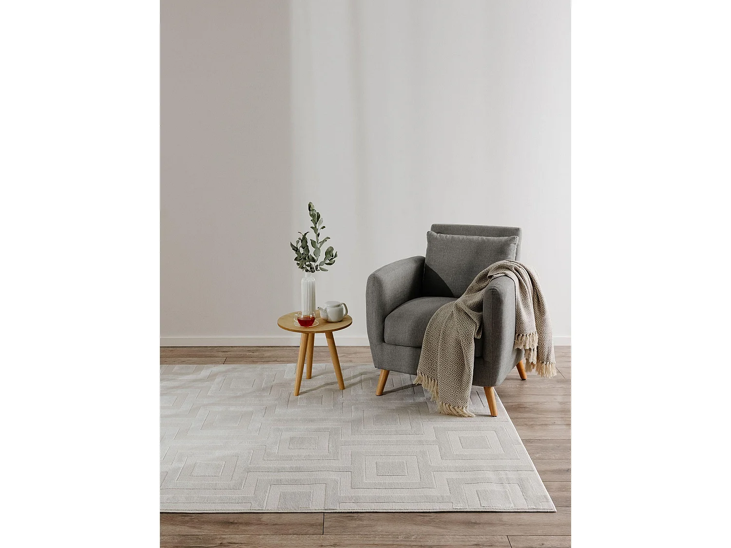Tapis Claire Crème 280x380 cm