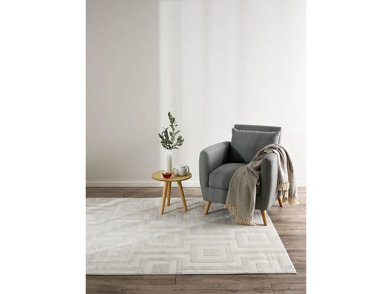 Tapis Claire Crème 120x170 cm