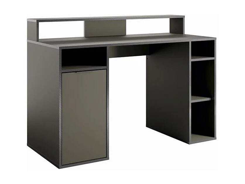 Bureau 1 Deur GRAPHIX - 125 cm - Grafietgrijs - Collectie GRAPHIX