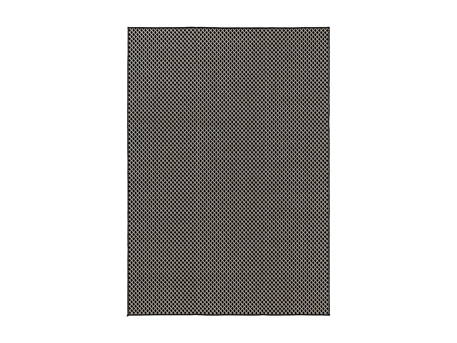 Tapis d'extérieur & intérieur Lou Noir 120x170 cm