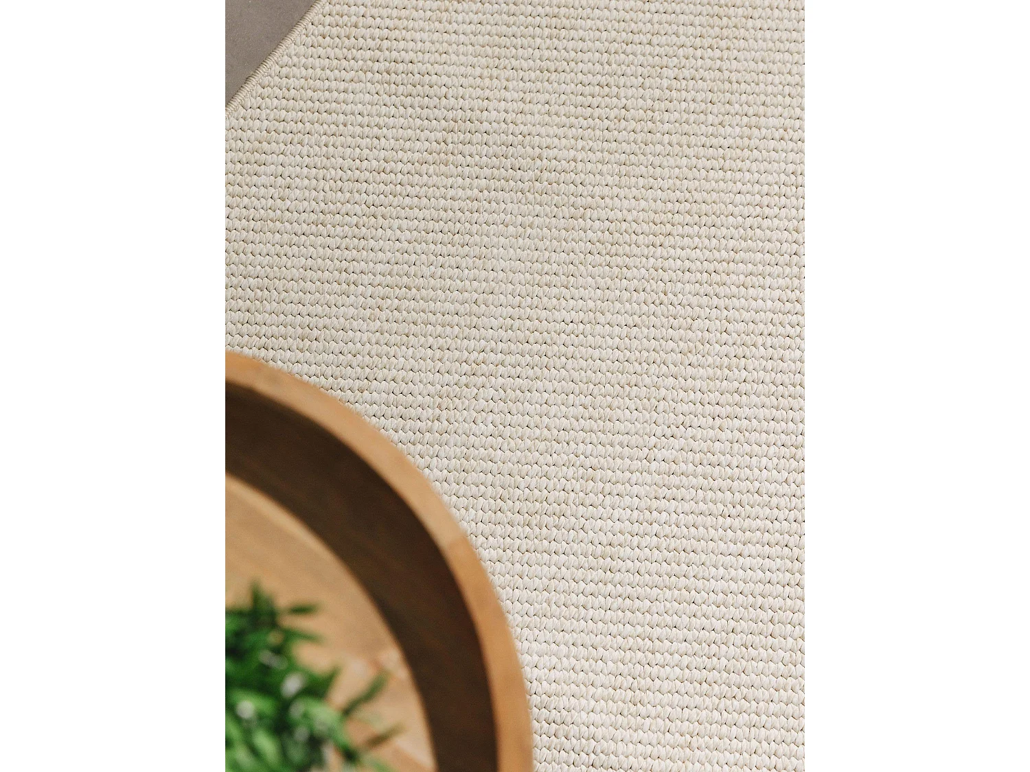 Tapis d'extérieur & intérieur Iowa Crème 80x300 cm