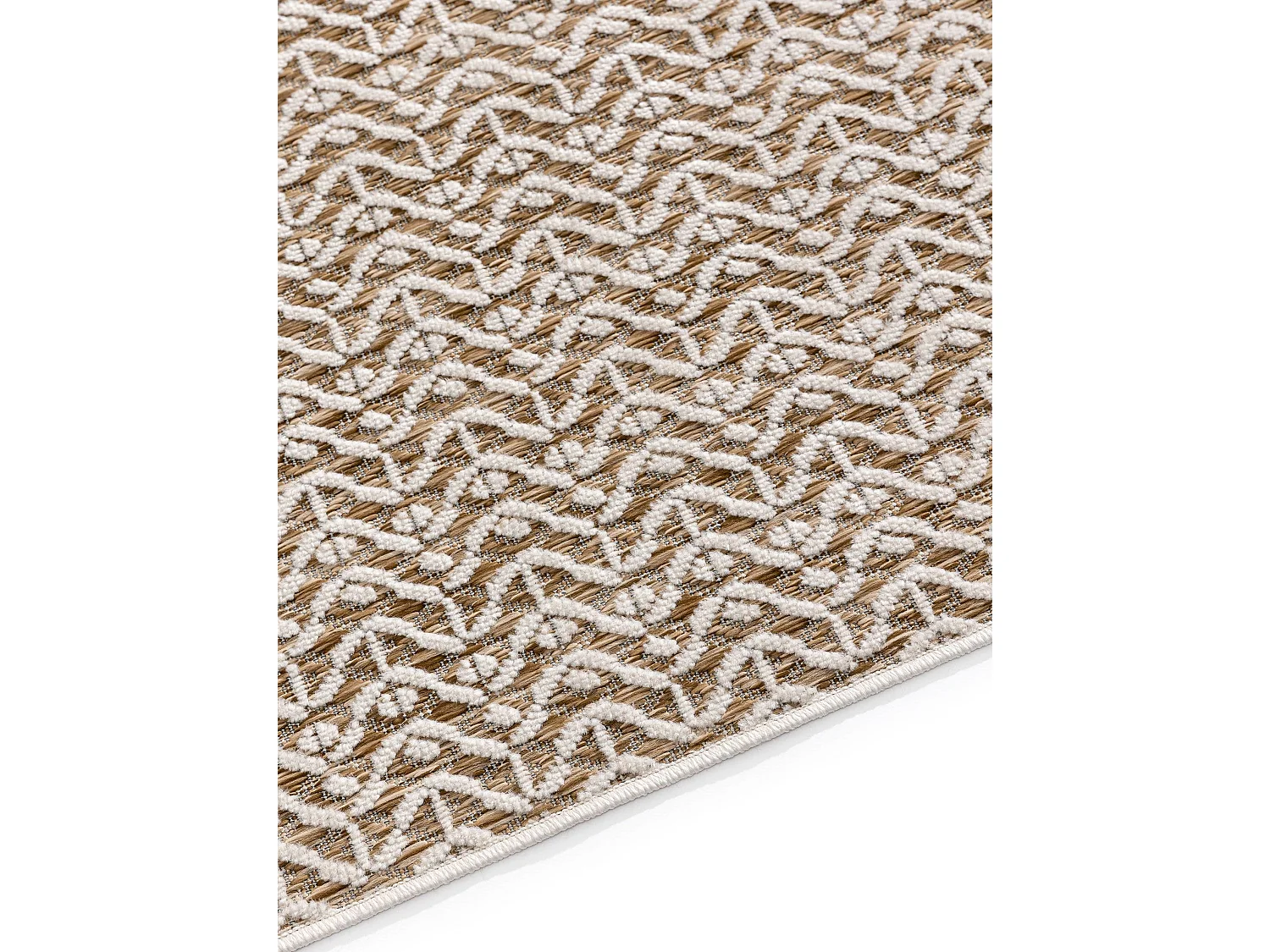 Tapis d'extérieur & intérieur Kaleo Crème/Beige 120x170 cm