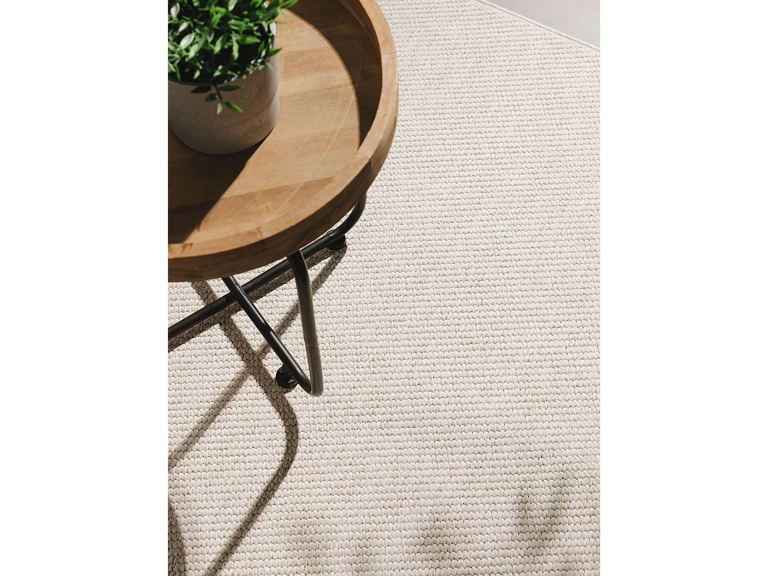 Tapis d'extérieur & intérieur Iowa Crème 80x150 cm