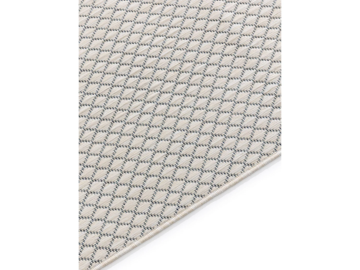 Tapis d'extérieur & intérieur Lou Blanc 300x400 cm