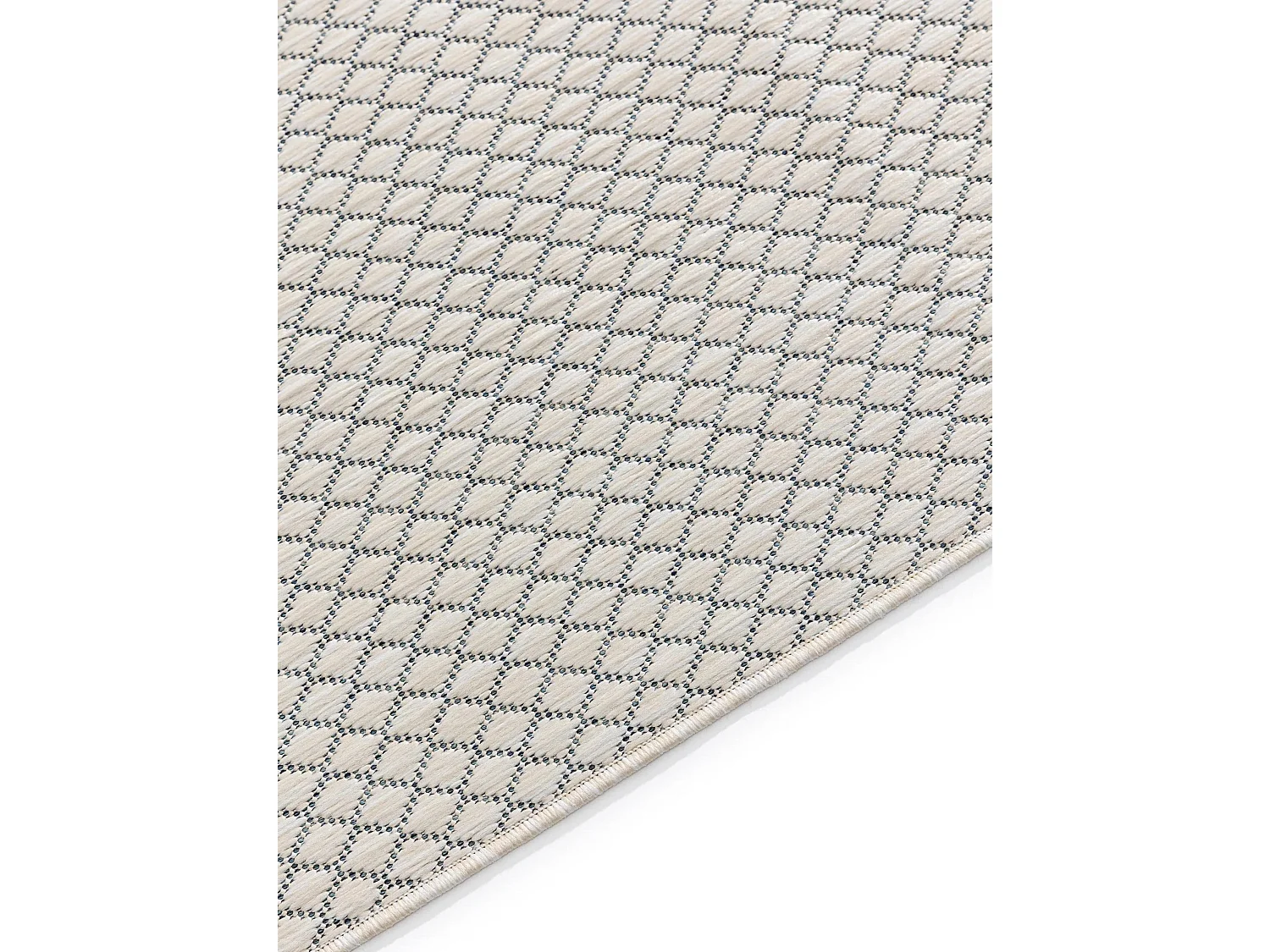 Tapis d'extérieur & intérieur Lou Blanc 300x400 cm