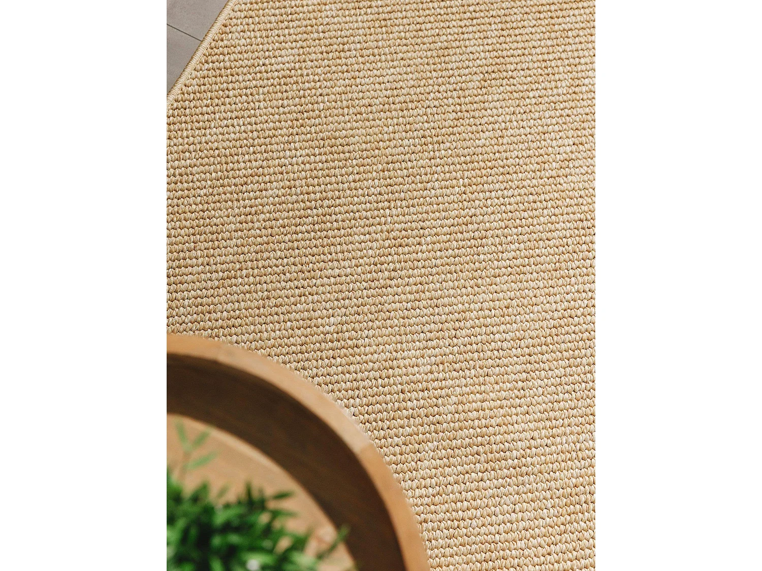 Tapis d'extérieur & intérieur Iowa Beige 80x300 cm