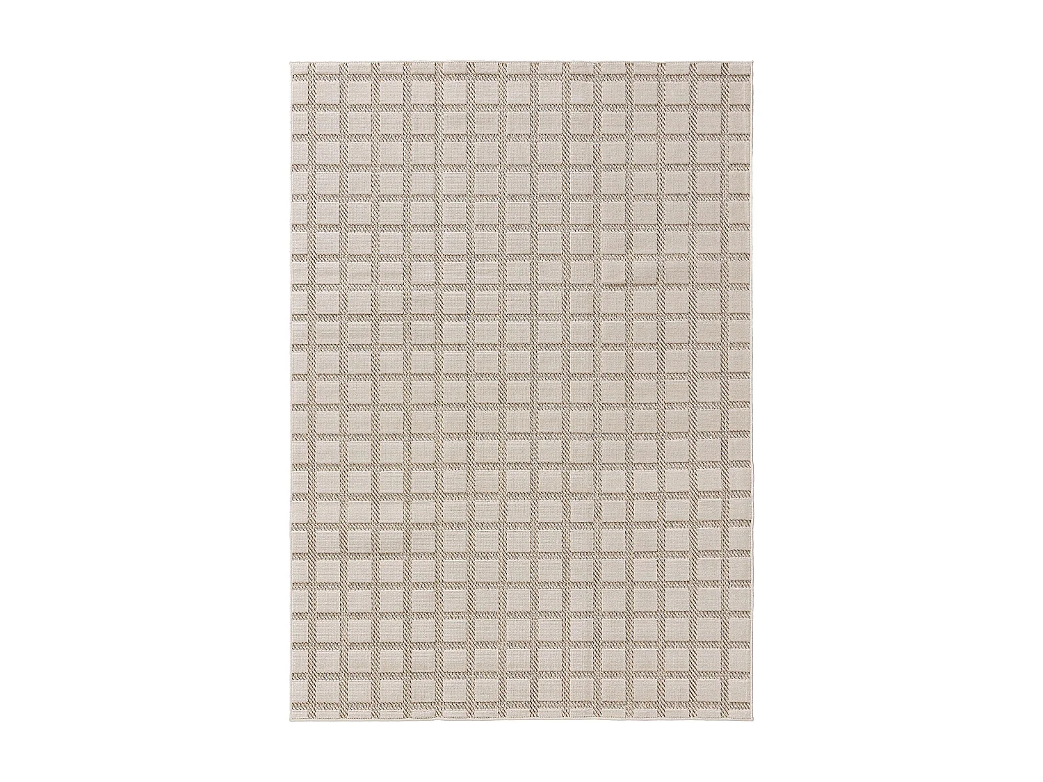 Tapis d'extérieur & intérieur Kaleo Crème/Beige 140x200 cm