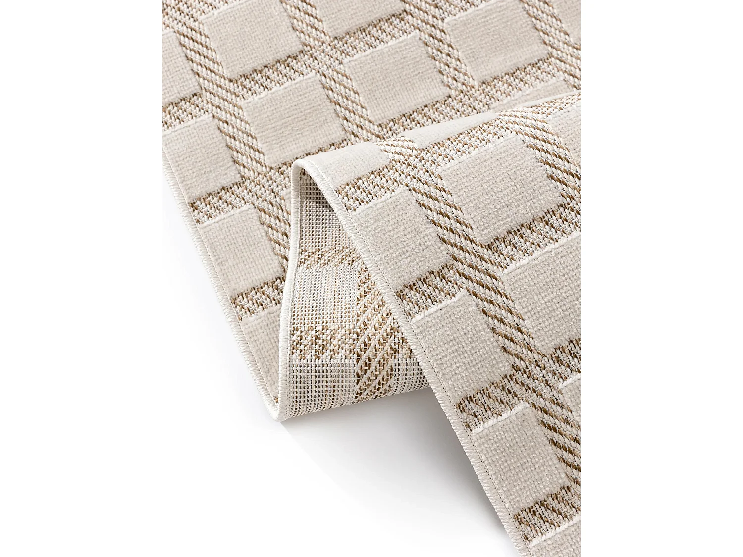 Tapis d'extérieur & intérieur Kaleo Crème/Beige 160x230 cm